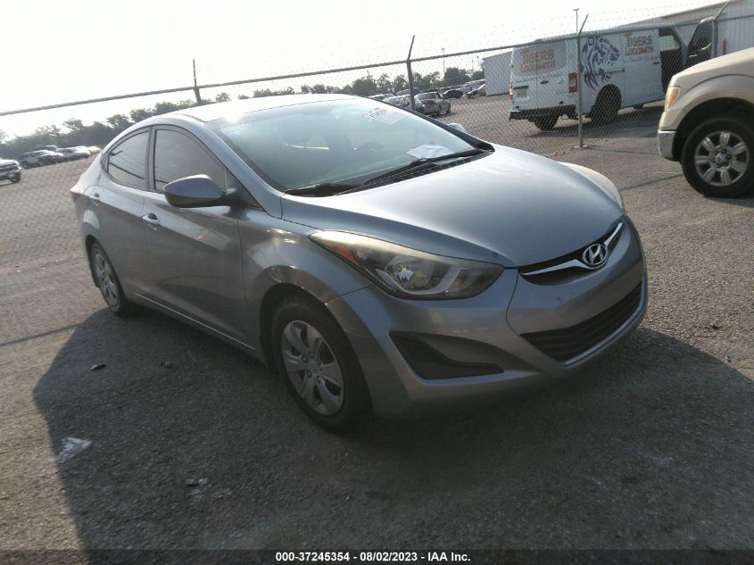 2016 HYUNDAI ELANTRA SE - 5NPDH4AE7GH685316