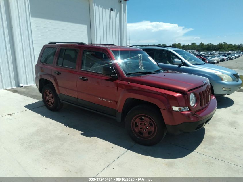 2016 JEEP PATRIOT SPORT - 1C4NJPBA0GD622800
