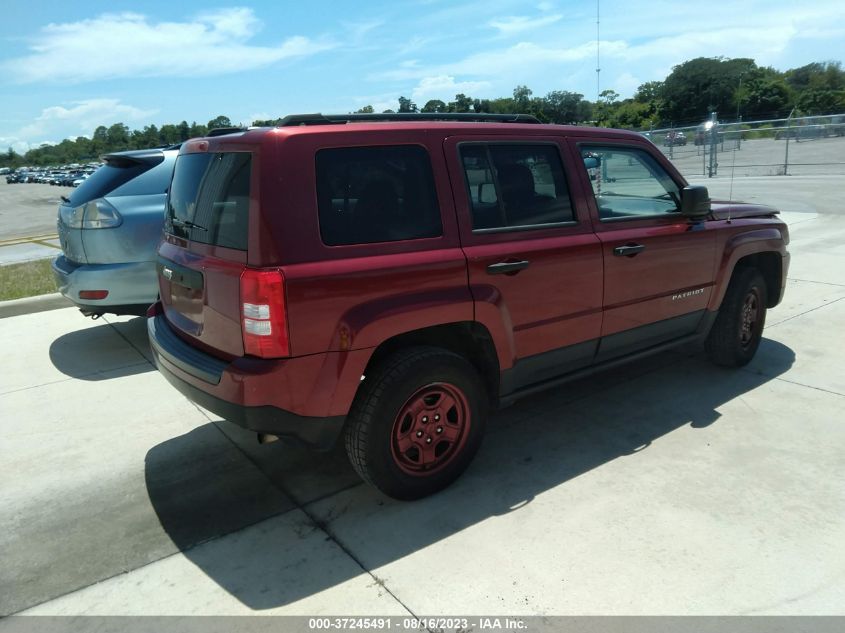 2016 JEEP PATRIOT SPORT - 1C4NJPBA0GD622800