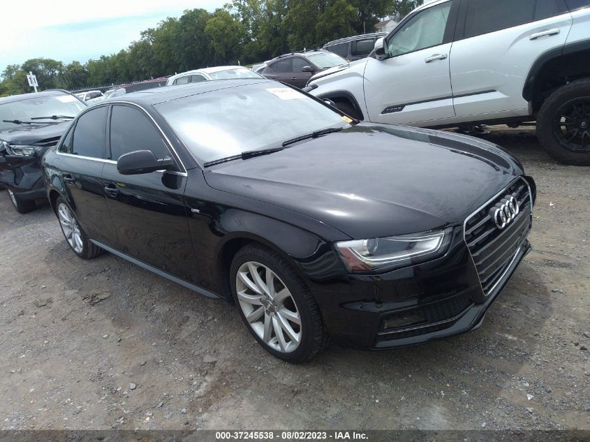 2014 AUDI A4 PREMIUM - WAUAFAFL9EN038036