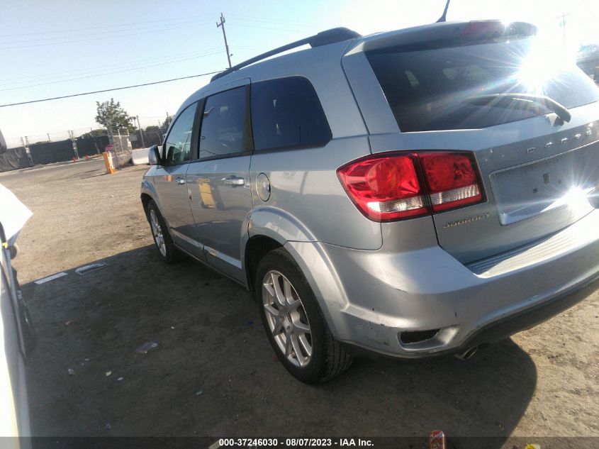 2013 DODGE JOURNEY SXT - 3C4PDCBG8DT584560