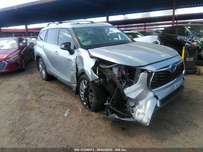 2021 TOYOTA HIGHLANDER HYBRID PLATINUM - 5TDEBRCH8MS070046