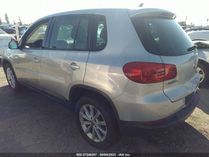 2014 VOLKSWAGEN TIGUAN SE - WVGBV3AX8EW502939