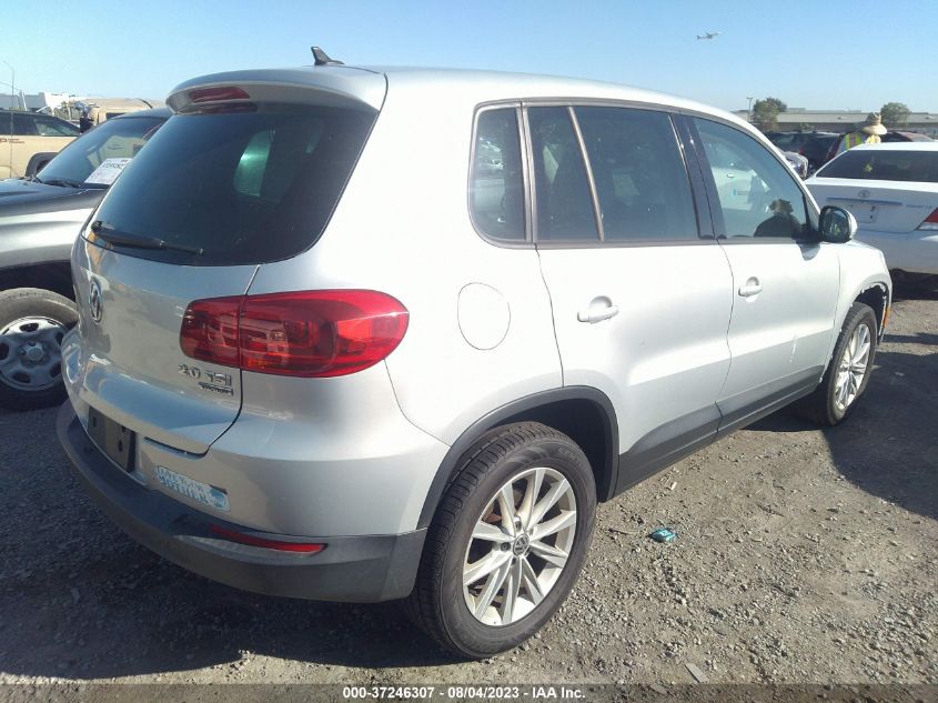 2014 VOLKSWAGEN TIGUAN SE - WVGBV3AX8EW502939