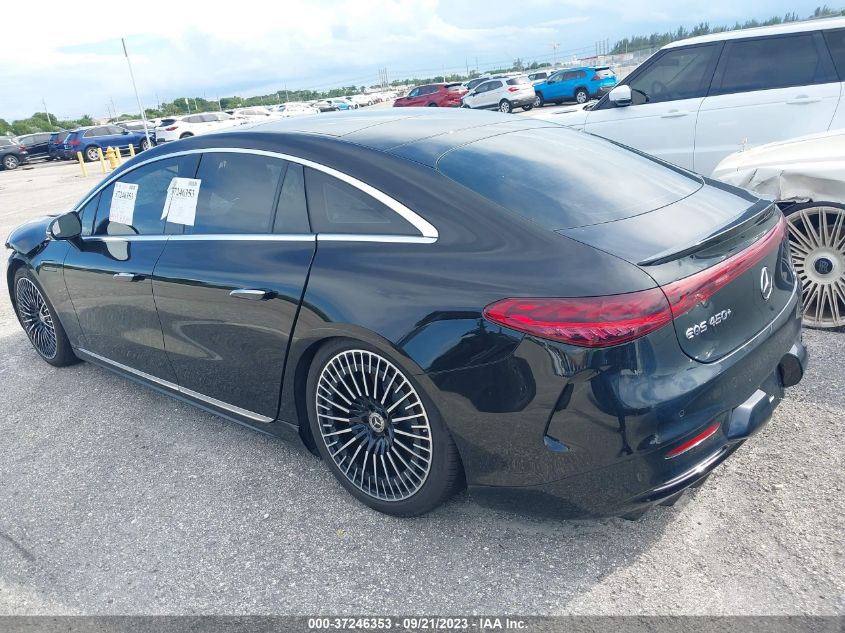 2022 MERCEDES-BENZ EQS EQS 450+ W1KCG2DB8NA015059