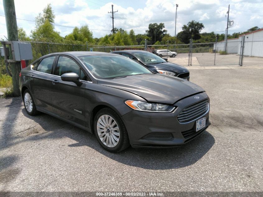 2016 FORD FUSION S HYBRID - 3FA6P0UU7GR369683