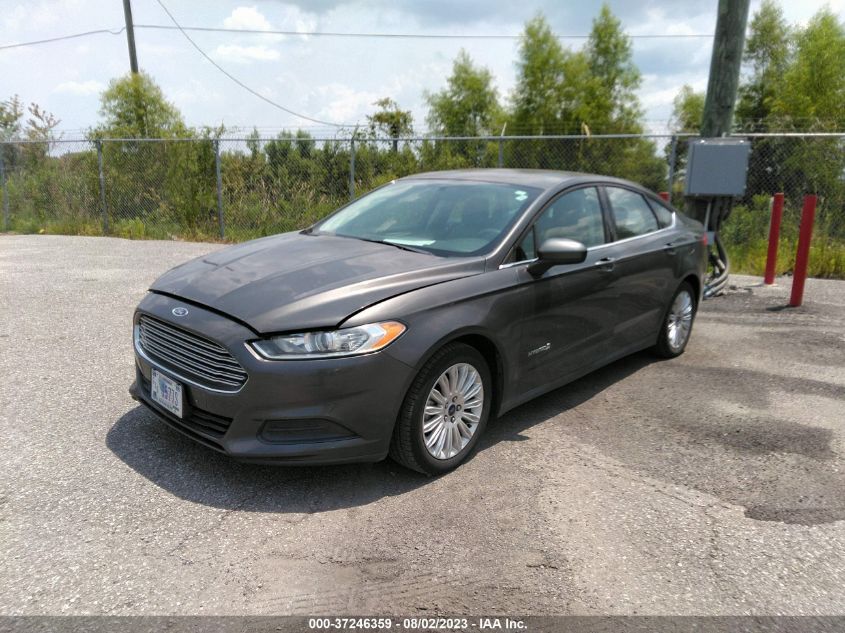 2016 FORD FUSION S HYBRID - 3FA6P0UU7GR369683