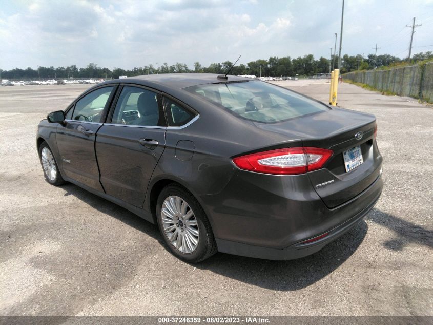 2016 FORD FUSION S HYBRID - 3FA6P0UU7GR369683
