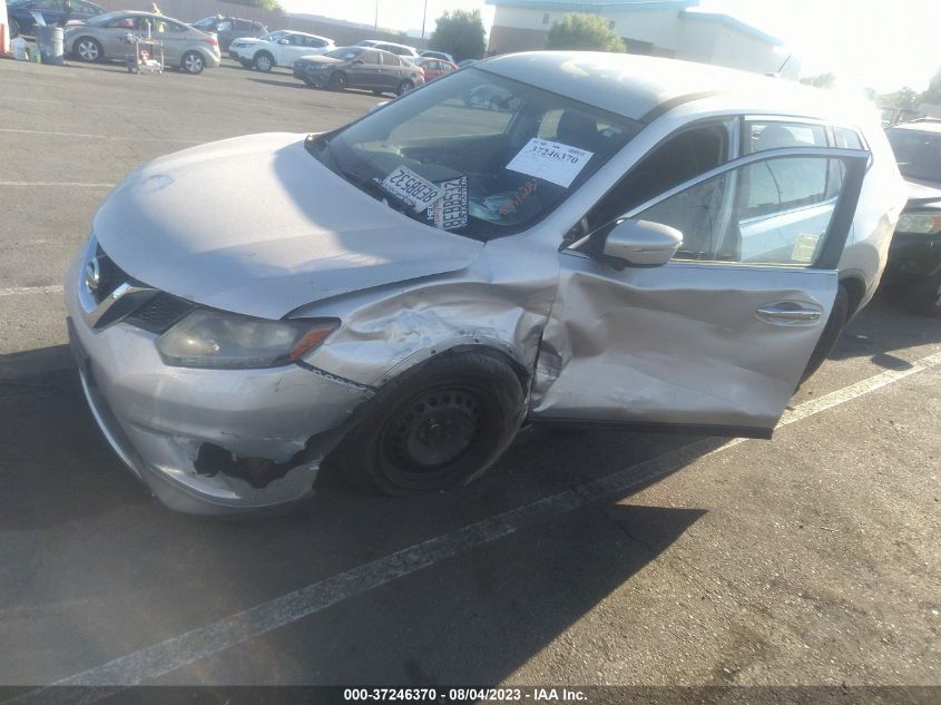 2015 NISSAN ROGUE S - KNMAT2MT0FP548530