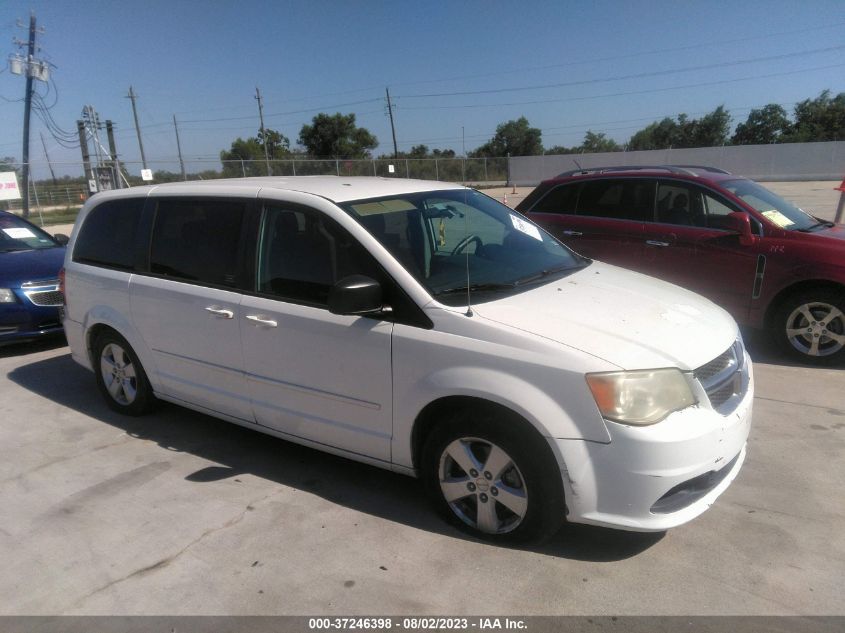 2013 DODGE GRAND CARAVAN SE - 2C4RDGBG2DR610105