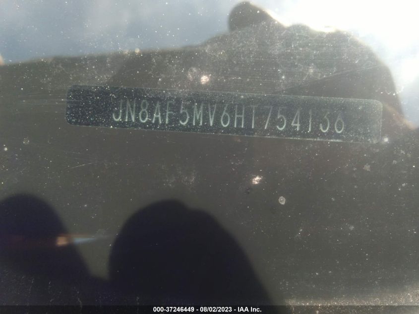 2017 NISSAN JUKE S - JN8AF5MV6HT754136