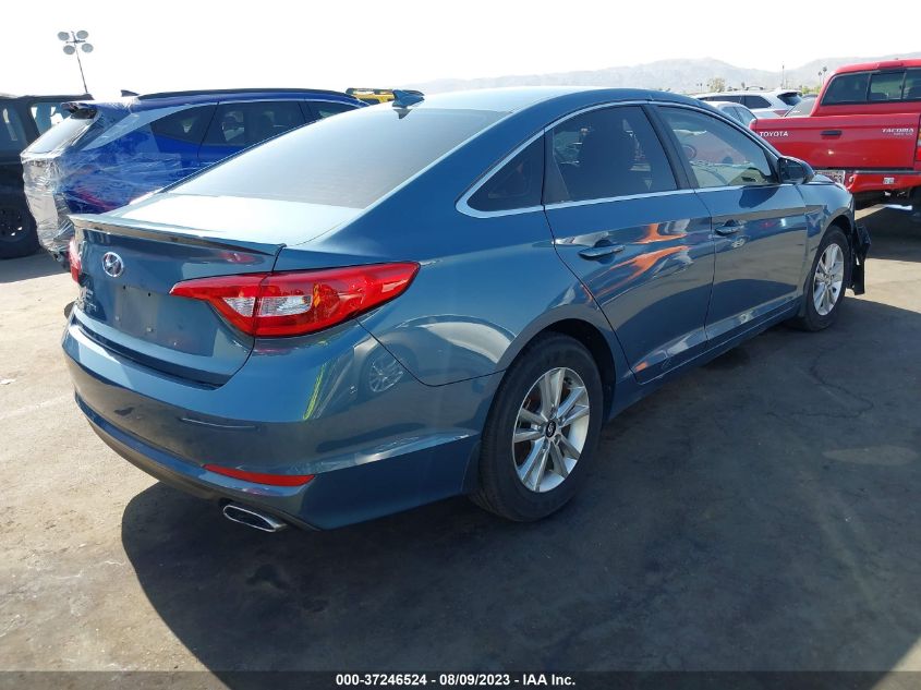 2015 HYUNDAI SONATA 2.4L SE - 5NPE24AF8FH204003