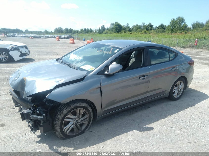 VIN KMHD84LF7KU742968 2019 HYUNDAI ELANTRA SEL