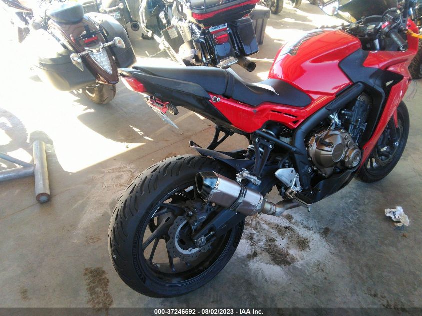 2018 HONDA CBR650 F - MLHRC7403J5400251