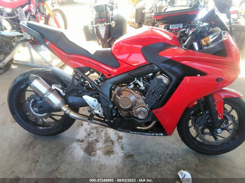 2018 HONDA CBR650 F - MLHRC7403J5400251