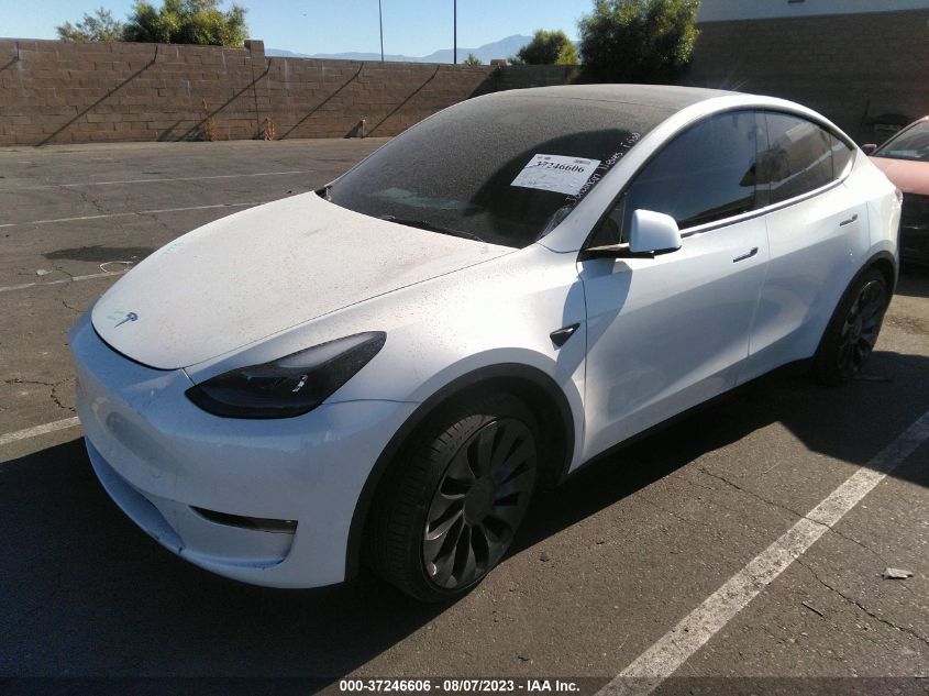 2022 TESLA MODEL Y PERFORMANCE - 7SAYGDEF3NF397332