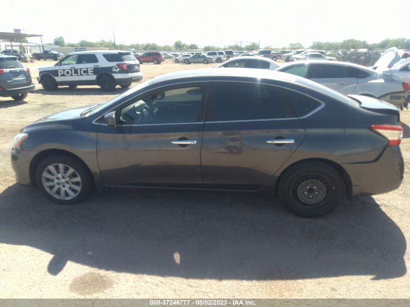 2014 NISSAN SENTRA S/FE+ S/SV/FE+ SV/SR/SL - 3N1AB7APXEL671420