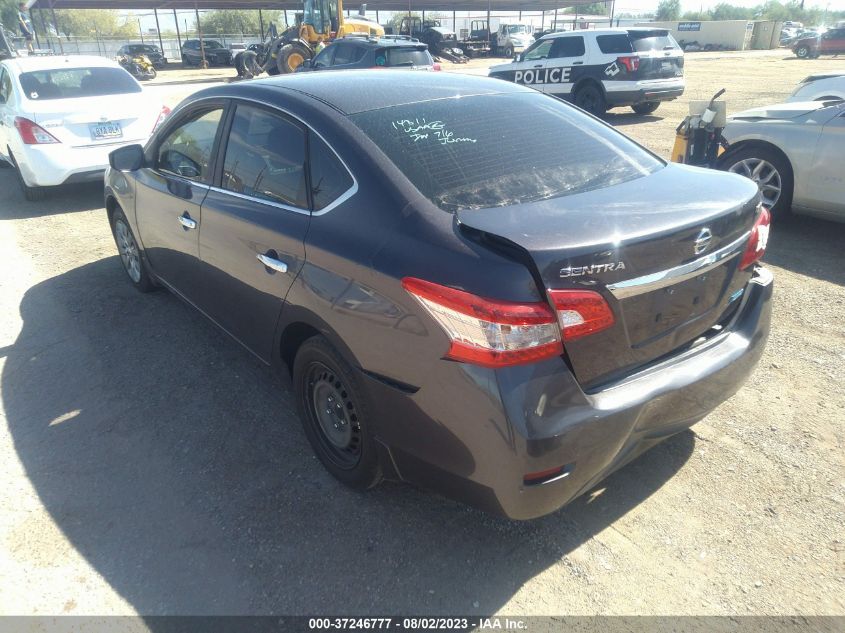 2014 NISSAN SENTRA S/FE+ S/SV/FE+ SV/SR/SL - 3N1AB7APXEL671420