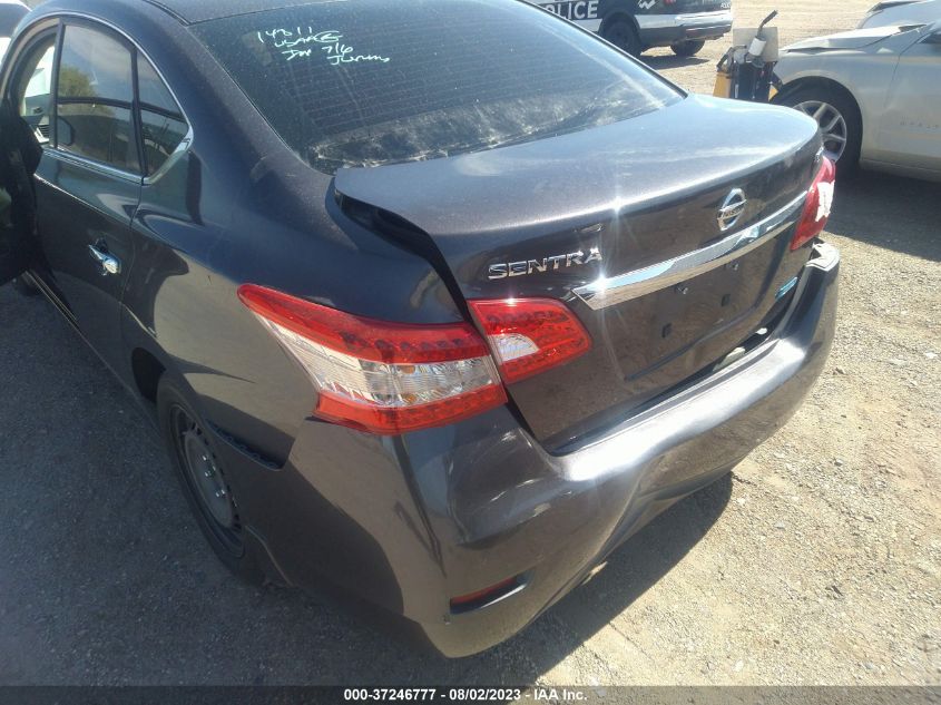 2014 NISSAN SENTRA S/FE+ S/SV/FE+ SV/SR/SL - 3N1AB7APXEL671420