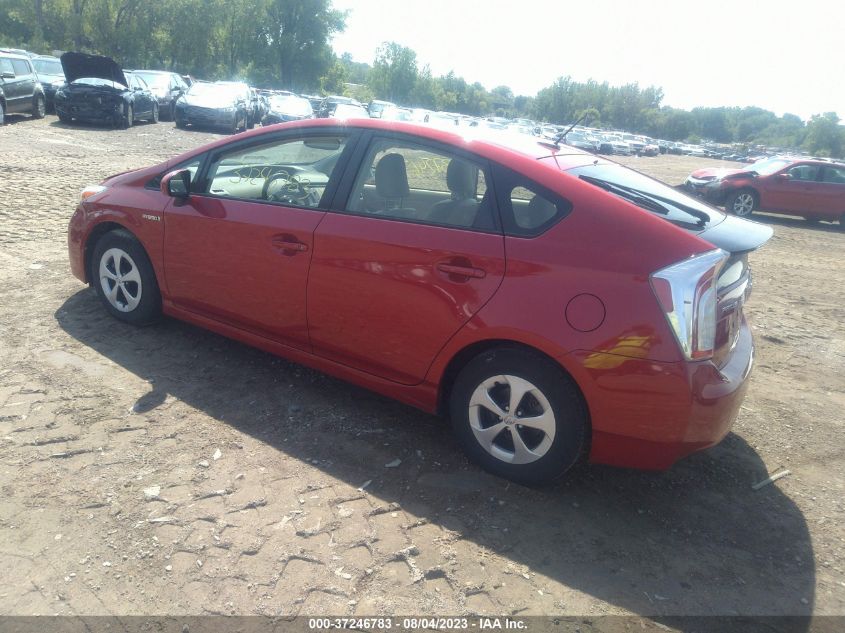 2013 TOYOTA PRIUS ONE/TWO/THREE/FOUR/FIVE - JTDKN3DU3D1620026