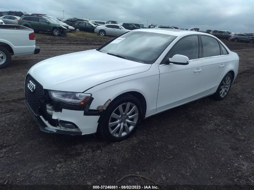 2013 AUDI A4 PREMIUM WAUBFAFL9DN026195