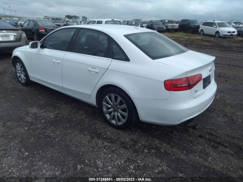2013 AUDI A4 PREMIUM WAUBFAFL9DN026195