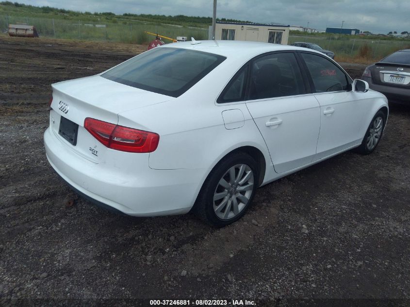 2013 AUDI A4 PREMIUM WAUBFAFL9DN026195