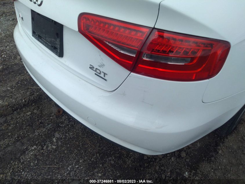 2013 AUDI A4 PREMIUM WAUBFAFL9DN026195