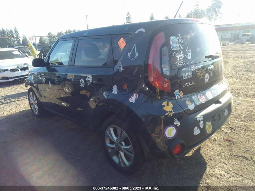 2015 KIA SOUL + - KNDJP3A58F7124383