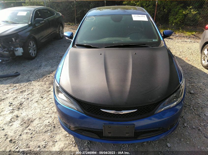 2015 CHRYSLER 200 S - 1C3CCCBB4FN748917