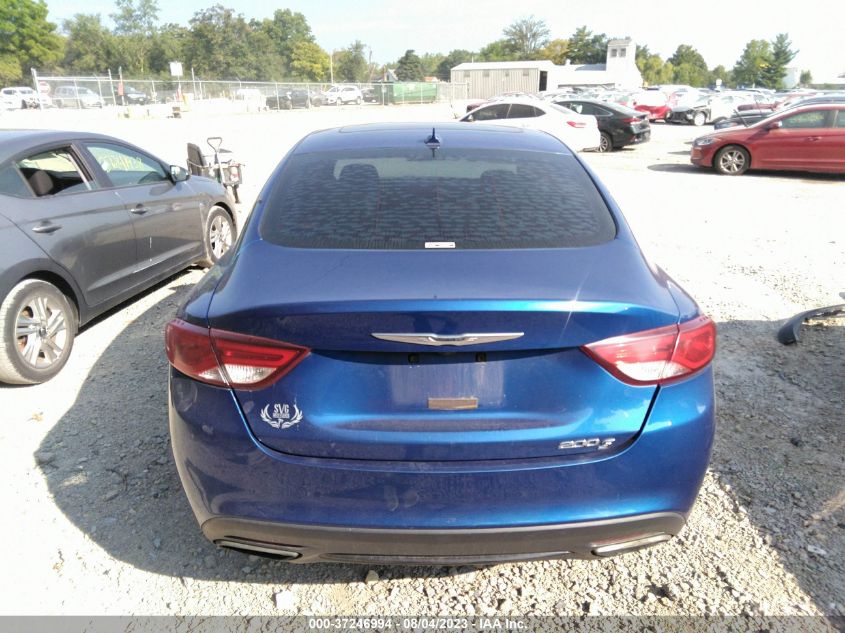 2015 CHRYSLER 200 S - 1C3CCCBB4FN748917