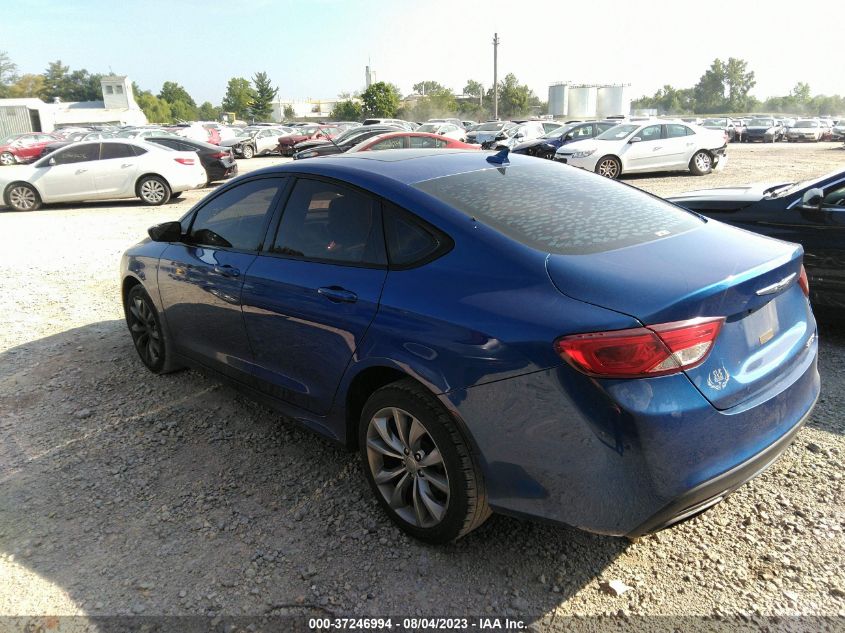 2015 CHRYSLER 200 S - 1C3CCCBB4FN748917