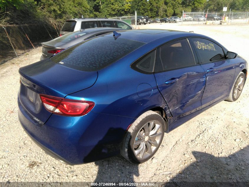 2015 CHRYSLER 200 S - 1C3CCCBB4FN748917