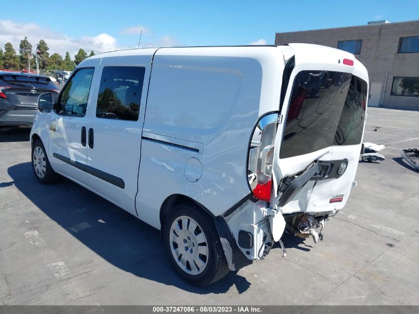 2017 RAM PROMASTER CITY CARGO VAN TRADESMAN SLT - ZFBERFBB3H6D63291