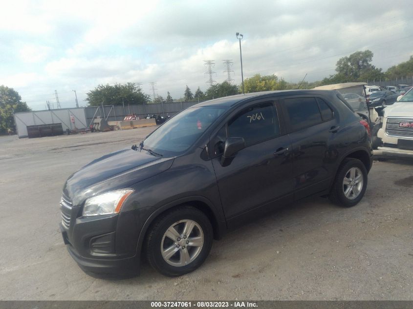 2016 CHEVROLET TRAX LS - 3GNCJKSB9GL268571