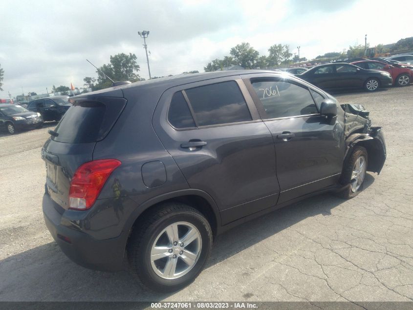 2016 CHEVROLET TRAX LS - 3GNCJKSB9GL268571