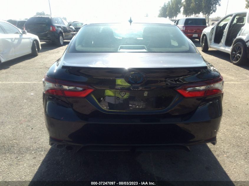 2022 TOYOTA CAMRY HYBRID - 4T1G31AK2NU032732