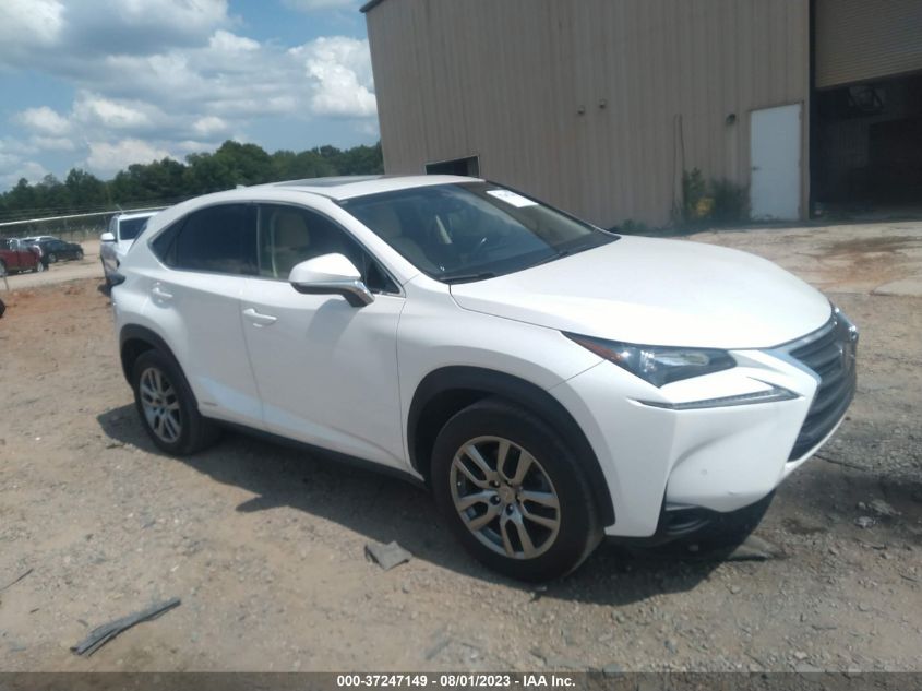 2016 LEXUS NX 300H JTJYWRBZ0G2010055