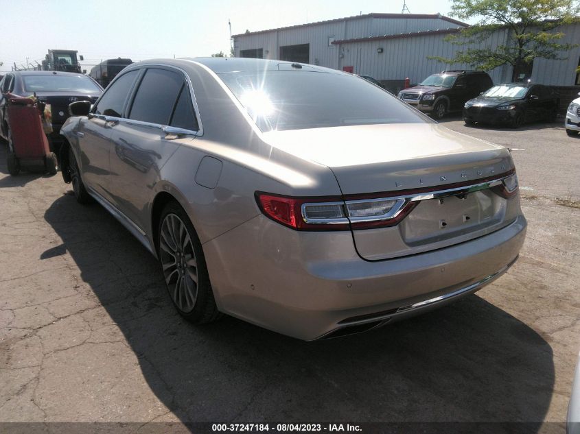 2017 LINCOLN CONTINENTAL RESERVE - 1LN6L9NP4H5611042