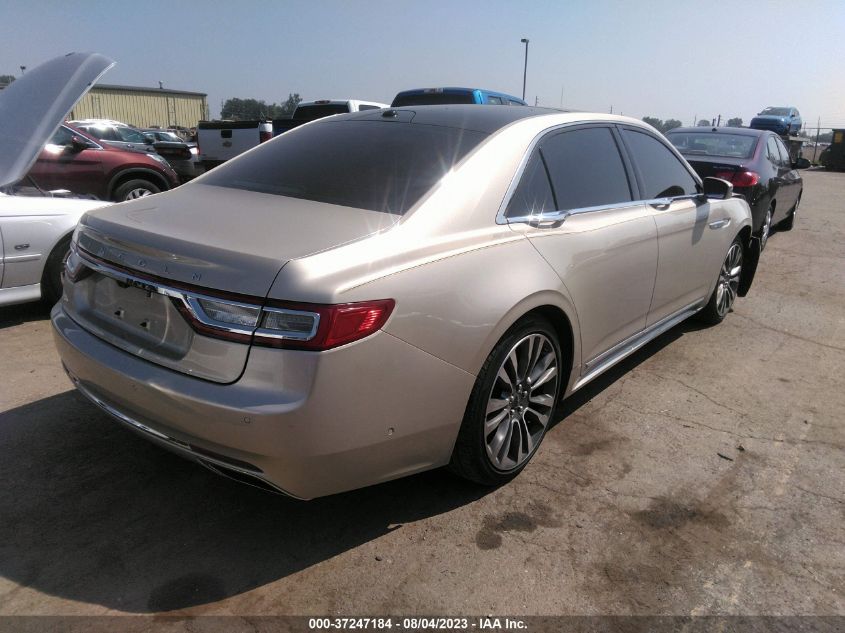 2017 LINCOLN CONTINENTAL RESERVE - 1LN6L9NP4H5611042