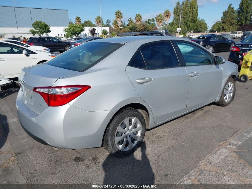 2016 TOYOTA COROLLA L/LE/S/S PLUS/LE PLUS - 5YFBURHE6GP477081