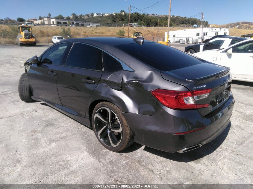 VIN 1HGCV1F32KA135873 2019 HONDA ACCORD SEDAN SPORT 1.5T
