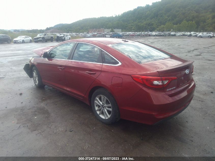 2015 HYUNDAI SONATA 2.4L SE - 5NPE24AFXFH070157