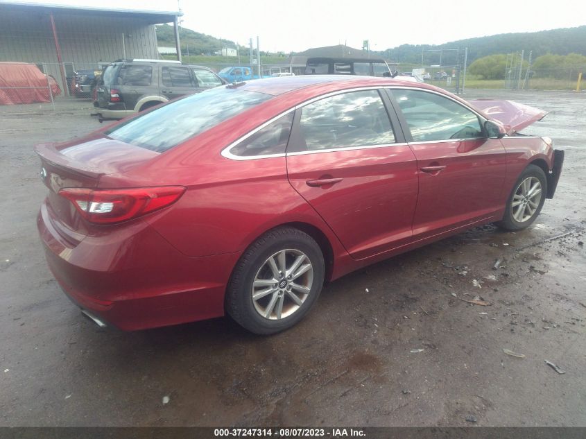 2015 HYUNDAI SONATA 2.4L SE - 5NPE24AFXFH070157