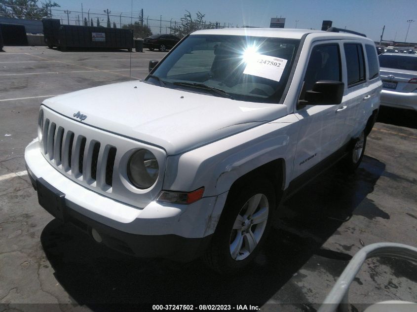 2013 JEEP PATRIOT LATITUDE - 1C4NJPFB4DD166038