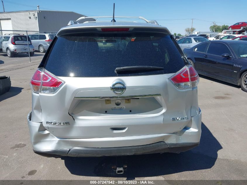 2016 NISSAN ROGUE S/SL/SV - KNMAT2MV3GP718737