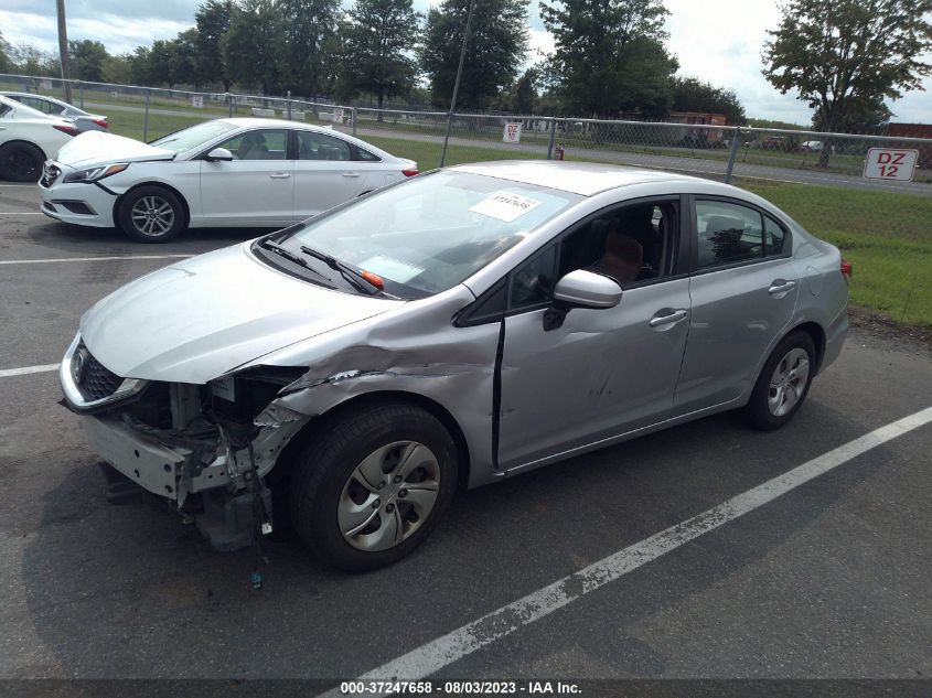 2015 HONDA CIVIC SEDAN LX - 19XFB2F50FE273751