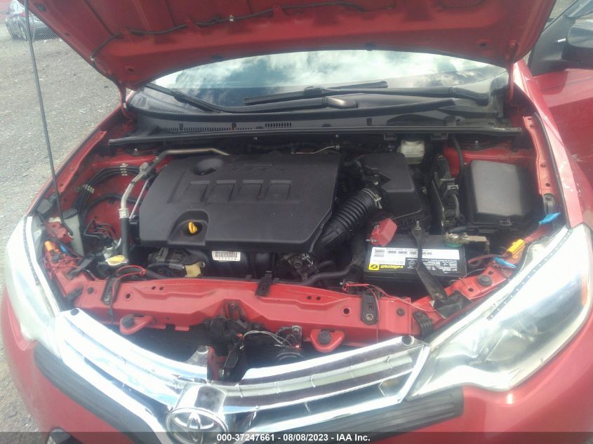 2014 TOYOTA COROLLA L/LE/S/S PLUS/LE PLUS - 2T1BURHEXEC103778