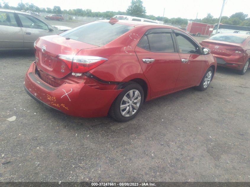 2014 TOYOTA COROLLA L/LE/S/S PLUS/LE PLUS - 2T1BURHEXEC103778