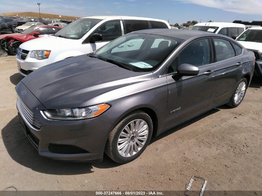 2014 FORD FUSION S HYBRID - 3FA6P0UU7ER368773